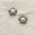 Grey pearl earrings