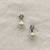 White pearl earrings