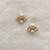 White pearl earrings