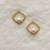 White pearl earrings