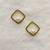 Green pearl earrings