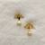 White pearl earrings