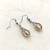 White pearl earrings