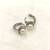 White pearl earrings