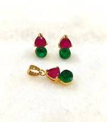Multicolor diamond pendants