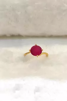Red diamond rings
