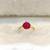 Red diamond rings