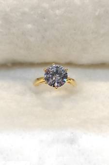 White diamond rings