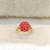 Pink coral rings