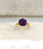 Purple coral rings