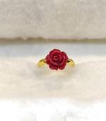 Red coral rings