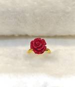 Red coral rings
