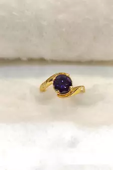 Blue diamond rings