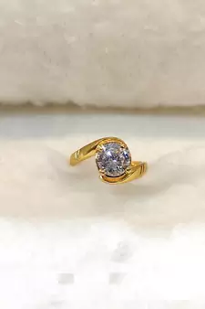 White diamond rings