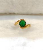 Green diamond rings