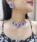 Blue Choker Set
