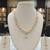 White pearl necklace-sets
