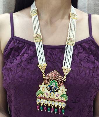 Multicolored Long Necklace Set 2