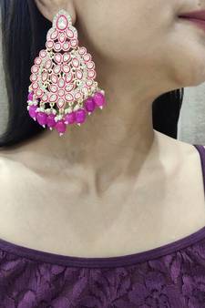 Hot Pink Earrings