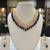 Blue pearl necklace-sets