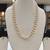 White pearl necklace-sets