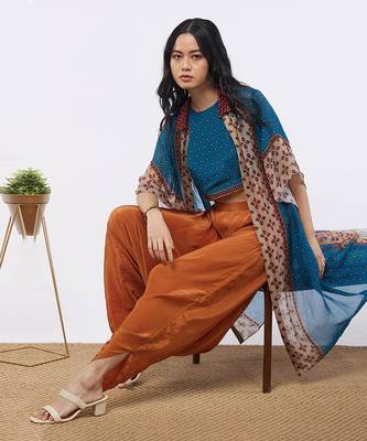 Elements Printed Co-Ord Set With Jacket 3