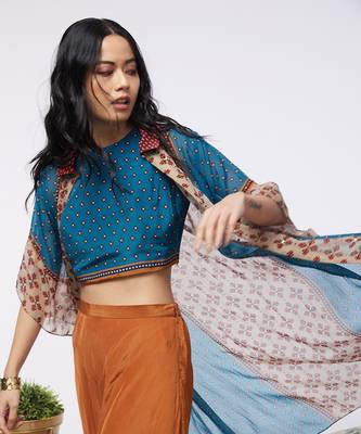 Elements Printed Co-Ord Set With Jacket 4