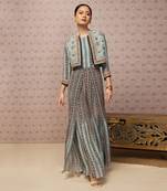 Sarouk Printed Jumpsuit With Jacket