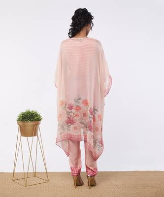 Blooming Bud Printed Co-Ord Set With Kaftan Jacket 5
