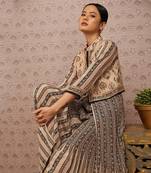 Sarouk Printed Jumpsuit With Jacket