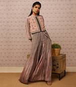 Sarouk Printed Jumpsuit With Jacket