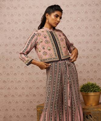 Sarouk Printed Jumpsuit With Jacket 3