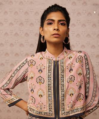 Sarouk Printed Jumpsuit With Jacket 4