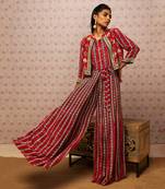 Sarouk Embroidered Jumpsuit With Jacket