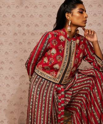 Sarouk Embroidered Jumpsuit With Jacket 5