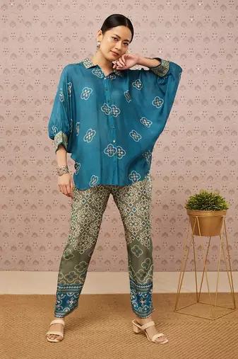 Bandhej Printed Co-Ord Set