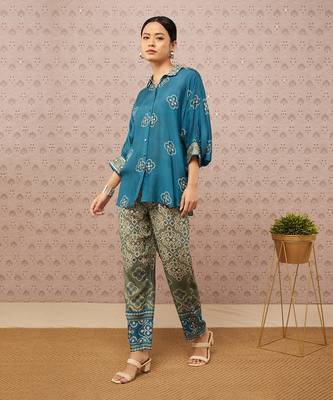Bandhej Printed Co-Ord Set 3
