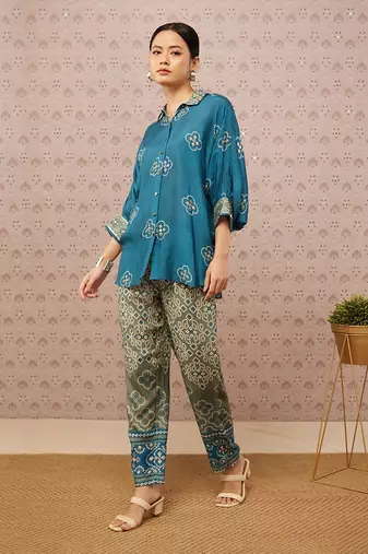 Bandhej Printed Co-Ord Set