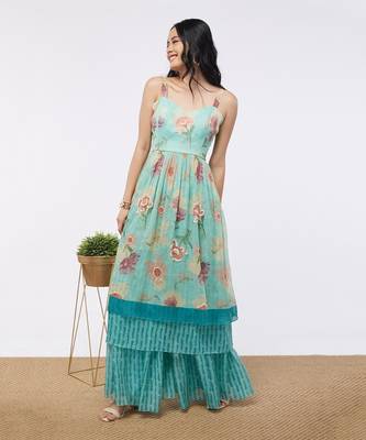 Blooming Bud Printed Sharara Set 5
