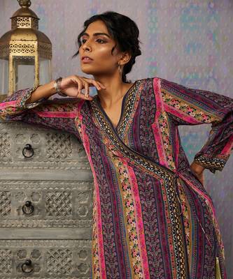 Ikaya Printed Angarkha Kurta Set 5