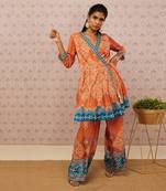 Bandhej Printed Kurta Set