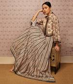 Sarouk Embroidered Lehenga Set With Jacket