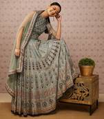 Sarouk Embroidered Lehenga Set With Dupatta