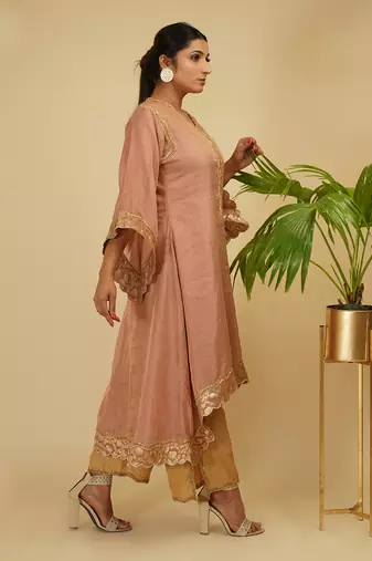 3 PIECE HAND EMBROIDERED KAFTAAN KURTA SET