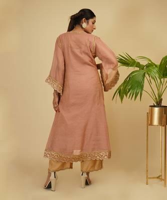 3 PIECE HAND EMBROIDERED KAFTAAN KURTA SET 4