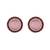 Pink Agate Stud Earrings