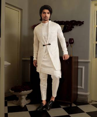 White Dhwaja Bandi Set 1