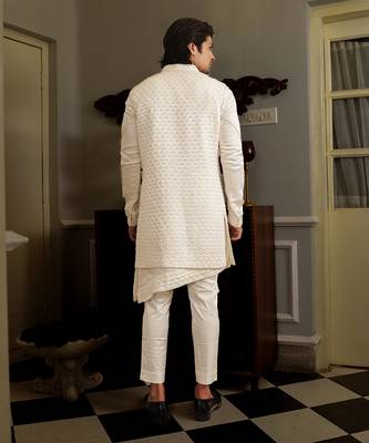 White Dhwaja Bandi Set 2