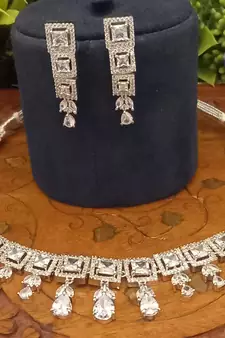 White necklaces