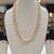 White pearl necklace-sets